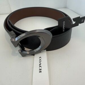 Coach Black and Brown Men's Belt